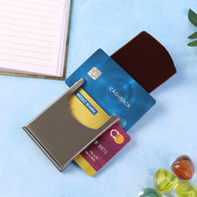 Premium Leather Finish Visiting Card Holder (1 Pc) - justgrabit.in | Just Grab It