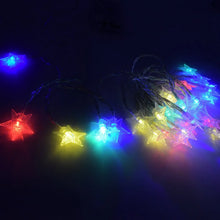 28 LED / Star 3.9 Meter Star Shape Led Light Battery Operated with Flashing Modes for Home Decoration, Kids Room, Waterproof Diwali & Wedding LED Christmas Light Indoor and Outdoor Light ,Festival Decoration (Multicolor Battery Not Included 3.9Mtr) - Justgrabit Inc.