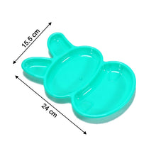 6 - Piece Rabbit Shape Dish Set for Kids (Multicolor) - justgrabit.in | Just Grab It