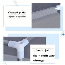 Big 8 Compartment Portable and Collapsible Wardrobe Racks (1 Set) - Justgrabit Inc.