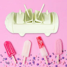 Cartoon Ice Candy Mold – 4 - Cup Multicolor Set (1 Pc) - Justgrabit Inc.