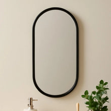 Modern Oval Wall - Mounted Bathroom Mirror (1 Pc) - Justgrabit Inc.