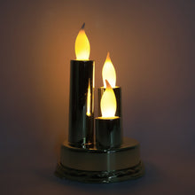 LED Flameless Candle Lamp with Triple Candle Design (1 Pc) - justgrabit.in | Just Grab It