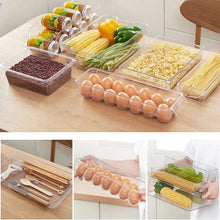 Refrigerator Organizer Bins Stackable Fridge Organizers Freezer, Kitchen, Cabinets - justgrabit.in | Just Grab It