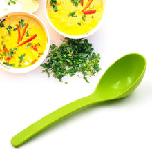 Plastic Spoon Kitchen Multipurpose Serving Ladle for Frying, Serving, Turner, Curry Ladle, Serving Rice, Spoon Used While Eating and Serving Food Stuffs Etc (2 Pcs Set / 10 Inch ) - Justgrabit Inc.