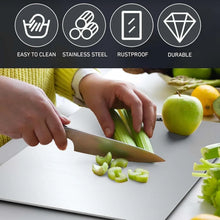Supermom Medium Stello Stainless Steel Chopping Board - Justgrabit Inc.
