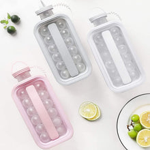 Ice Cube Trays 2 in 1 Portable Ice Ball Maker, 17 Round Ice Cube Mold (1 Pc) - justgrabit.in | Just Grab It