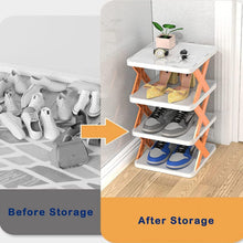 6 Layer Foldable Shoe Rack, Portable Storage Organizer for Home & Office - justgrabit.in | Just Grab It