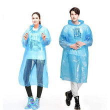 Plastic pocket sized Raincoat, Reusable Free Size Raincoat - Justgrabit Inc.