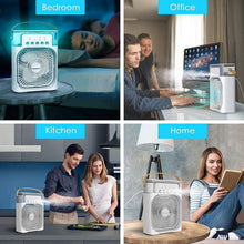 Portable Air Cooler Fan with 7 - Color Light – Personal AC Fan - justgrabit.in | Just Grab It
