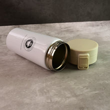 Stainless Steel Vacuum Insulated Coffee Flask with Flip Lock Lid (400ML / 1 Pc) - justgrabit.in | Just Grab It