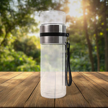 Glass Tea Infuser Bottle. Double Wall Outdoor sport Glass water bottle (550ml) - Justgrabit Inc.