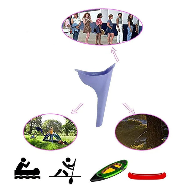 Portable Stand Pee Used for peeing for women both of us, during emergencies and requirements. - Justgrabit Inc.