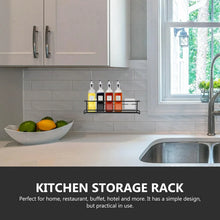 Spice Bottle Storage Rack Hanging Spice Rack Hanging Spice Rack Seasoning Holder Metal Storage Hanging Rack (1 Pc) - Justgrabit Inc.