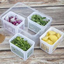 Fridge Storage Box – Freezer & Kitchen Organizer for Vegetables & Food (1 Pc) - Justgrabit Inc.
