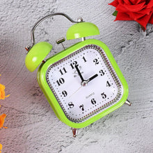 Mini Cute Alarm Clock Small Kids and Students (Mix Design & Color / 1 Pc) - justgrabit.in | Just Grab It