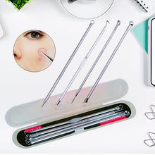 Blackhead Remover, 4 - in - 1 Stainless Steel Pimple Extractor Tool (1 Pc) - justgrabit.in | Just Grab It