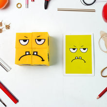 Educational Face Expression Changing Puzzle Cube Toy Set - justgrabit.in | Just Grab It