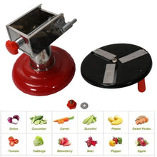 Stainless Steel Chips Maker and Vegetable Slicer for Kitchen Potato Slicer Graters and Chippers. Chips Maker is Suitable for Vegetable Cuttings. Chips Maker Consist Hard Coated Iron Wheel and Stand. - Justgrabit Inc.