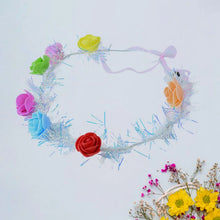 LED Flower Crown Headband – Multicolor Light - Up (1 Pc), Hair accessories - Justgrabit Inc.