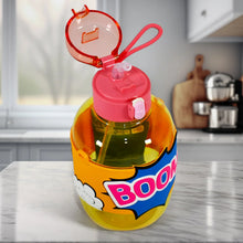 Cute Plastic Water Bottle with adjustable shoulder strap, Straw and Rubber Grip potable drinking cup Water Bottle For Kids | Water Bottle | Return Gift For Kids, Adults | School Water Bottle (1 Pc / 750 ML) - Justgrabit Inc.