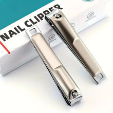 Stainless Steel Folding Portable Large Nail Clippers with Nail File (1 Pc) - justgrabit.in | Just Grab It