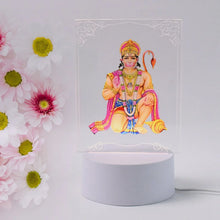 Beautiful 3D Lord Hanuman Frame with soft white light (1 Pc) - Justgrabit Inc.