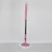 Stainless Steel 360° Rotating Mop with Microfiber Head & Adjustable Rod - justgrabit.in | Just Grab It