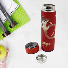 Printed Smart Vacuum Insulated Water Bottle with LED Temperature Display (1 Pc / 500 ML Approx / Multicolor) - justgrabit.in | Just Grab It
