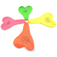 Heart shaped balloons Kinds of Rainbow Party Latex Balloons for Birthday / Anniversary / Valentine's / Wedding / Engagement Party Decoration Multicolor (4 Pcs Set) - Justgrabit Inc.