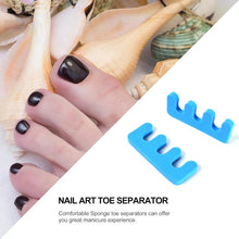 Toe Separators, Toe Spacers Sponge Toe Stretcher Pedicures (1 Pair) - justgrabit.in | Just Grab It