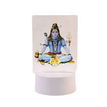 Beautiful 3D Lord Shiva Frame with Soft White Light (1 Pc) - Justgrabit Inc.