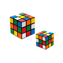 Plastic Fancy 3x3 Small Cube Puzzles Game - 2 Pieces (Multicolour) - Justgrabit Inc.