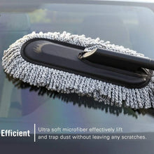 Car Duster, Long Retractable / Soft / Non - Slip / Handle Multipurpose Microfiber Wash Brush Vehicle Interior and Exterior Cleaning Kit with for Car, Boats or Home - justgrabit.in | Just Grab It