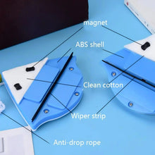 DOUBLE FACE GLASS CLEANER WINDOW SQUEEGEE, MAGNETIC WINDOW WASHING EQUIPMENT - Justgrabit Inc.