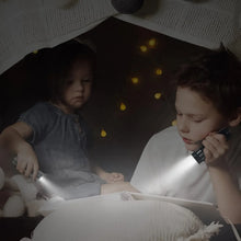 Portable Mini Torch - Super - Bright LED Flashlight with 3AAA Batteries Included - Justgrabit Inc.