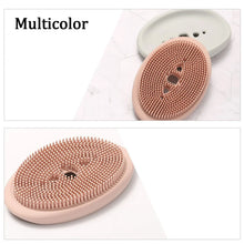 2 in 1 Silicone Cleaning Brush used in all kinds of bathroom purposes for cleaning and washing floors, corners, surfaces and many more things. - Justgrabit Inc.