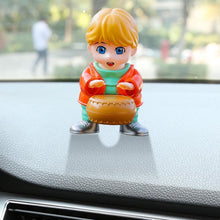 Creative Solar Drummer Car Aromatherapy, Solar Powered Car Air Freshener (1 Pc) - justgrabit.in | Just Grab It