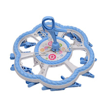 Flower Hanging Hanger 24 Clips Plastic Hanger - justgrabit.in | Just Grab It
