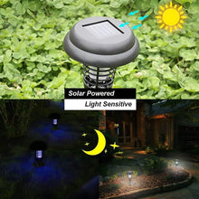 Garden Lighting UV LED Solar Powered LED Mosquito Trap / Bug Zapper (2 Pc) - justgrabit.in | Just Grab It