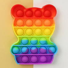 Bear It Fidget Toys Stress Relief Rainbow Toy ( 1 pcs ) - justgrabit.in | Just Grab It