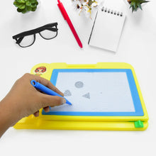 Children Magic Slate Pen Doodle Pad Erasable Drawing Easy Reading Writing Learning Graffiti Board Kids Gift Toy Magnetic Painting Sketch Pad for Baby Children (1 Pc Mix Color) - Justgrabit Inc.