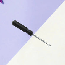 Small Pocket Size Slotted Cross Head Flat Magnetic Screwdriver, Small Slotted Screwdriver Flat Head with Black Handle for Small Appliances (1 Pc) - justgrabit.in | Just Grab It