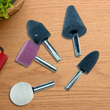 Abrasive Mounted Stone Grinding Wheel Head Grinding Burr Wheel Rotary Tools Set 5 Pcs - justgrabit.in | Just Grab It