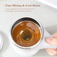 Stirring Coffee Mug | Magnetic Stirring Coffee Cup | Stainless Steel Mug for Milk | Travel Mixing Cup | Self Stirring Coffee Mug, Suitable for Coffee / Milk / Hot Chocolat | Battery Operated ( Battery Not Included) - Justgrabit Inc.