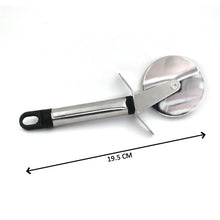 Stainless Steel Pizza Cutter, Pastry Cake Slicer, Sharp, Wheel Type - Justgrabit Inc.