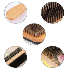 2 in 1 Dual Side Hair Bristle Beard Brush for Men Beard Comb (1 Pc) - justgrabit.in | Just Grab It