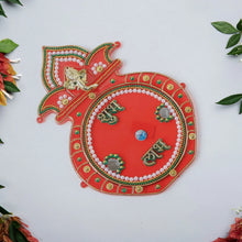 Decorative Kalash Wall Hanging with Shubh Labh (1 Pc) - Justgrabit Inc.