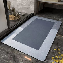 Super - Absorbent Quick - Dry Bathroom Floor Mat - (1 Pc / 80x50 Cm) - justgrabit.in | Just Grab It