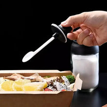 All - in - One Seasoning Jar: Heat - Resistant Glass with Spoon (1 Pc) - Justgrabit Inc.